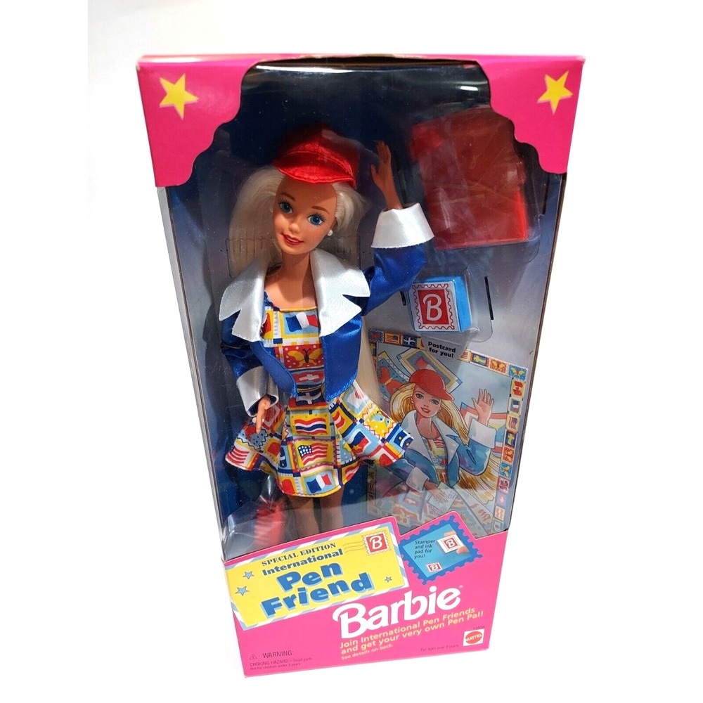 BARBIE- Pen Friend BARBIE DOLL 1995 MATTEL SPECIAL EDITION NRFB